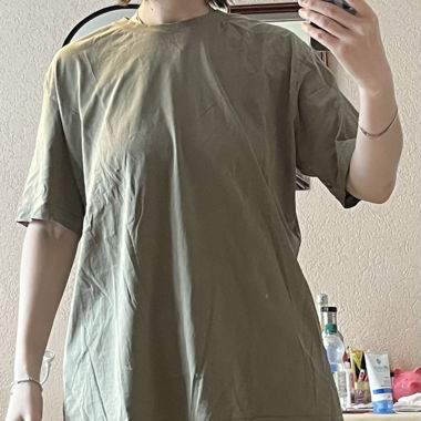 t-shirt oversize kaki 