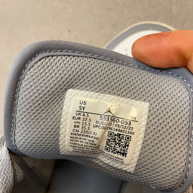 Air Jordan 1 Low Vintage Stealth Grey