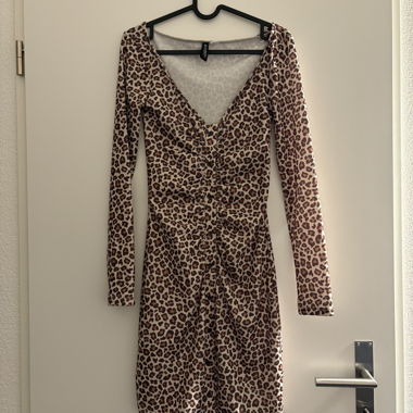 Abito a stampa leopardata H&M Taglia S
