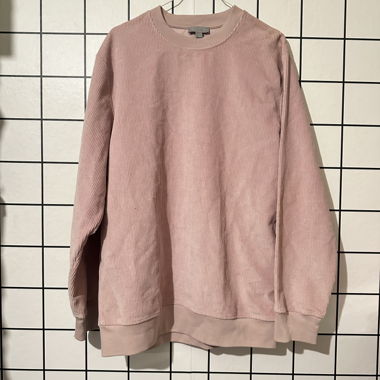 COS Pink Corduroy Sweater