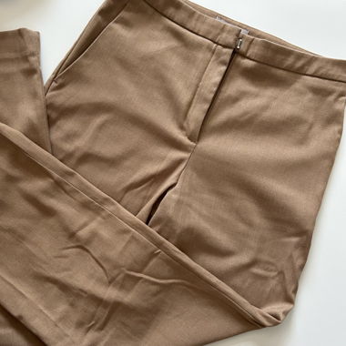 Beige Stoffhosen