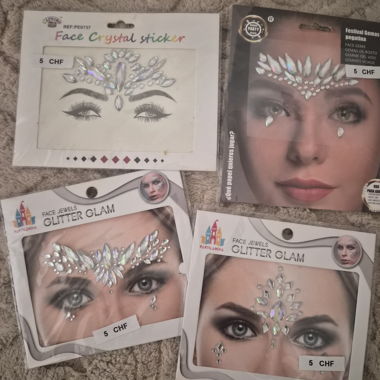 Gesichts-Strass Crystal Sticker