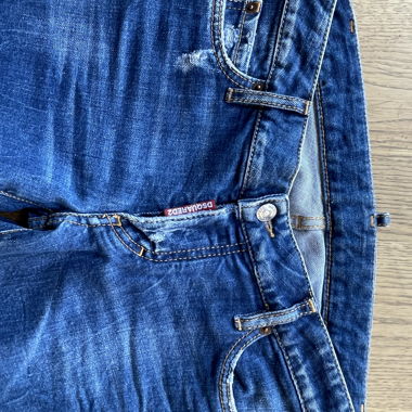 Pantalon bleu Dsquared