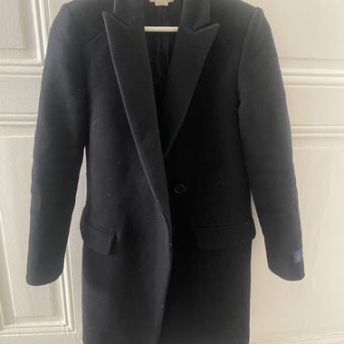 Zadig & Voltaire schwarzer Mantel