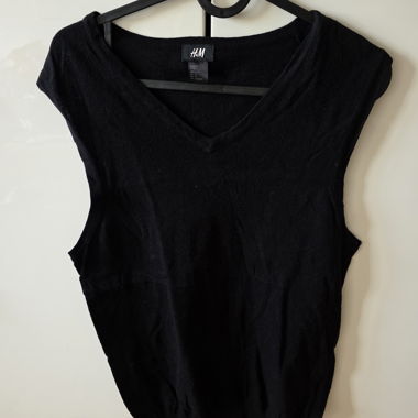 Gilet smanicato nero H&M