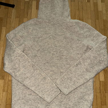 Grey Turtleneck Sweater