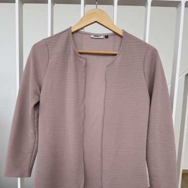 Langer Blazer ohne Knöpfe