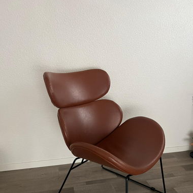 Sessel Braun aus Leder