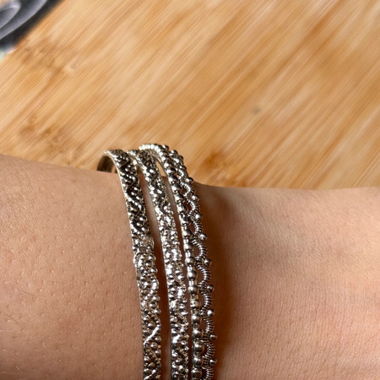 Bracelets en argent à motifs indiens