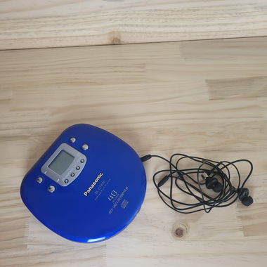 Panasonic SLCT470 Blauer Discman (Vintage 2000er)