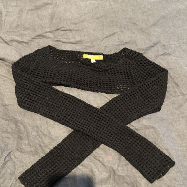 bolero nero all'uncinetto Urban Outfitters