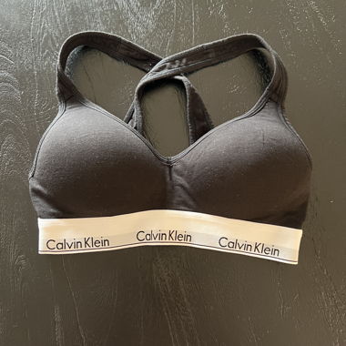 Bralette Calvin Klein noir 