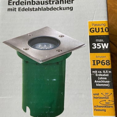 NEU 4xTS Electronic  Bodenbaustrahler