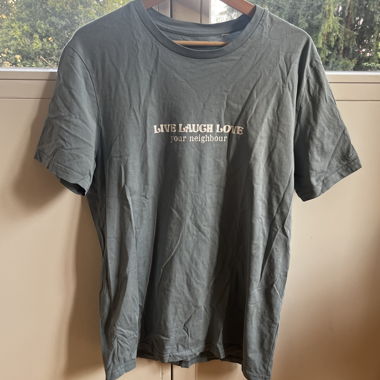 Blue Slogan T-Shirt