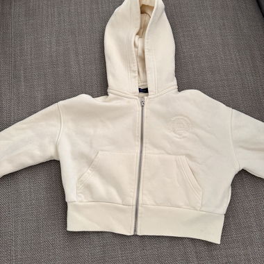 GANT cropped zip-up hoodie
