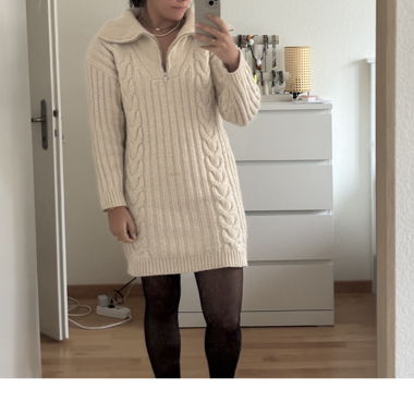Warmes Winterkleid