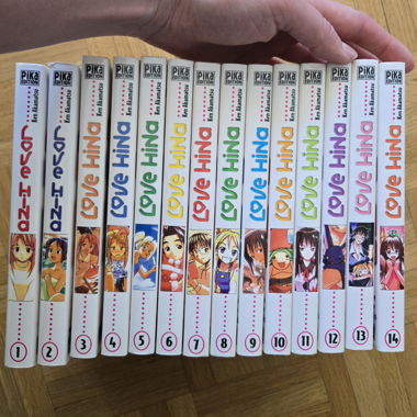 Love Hina Manga-Set mit 14 Stück