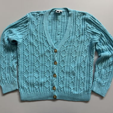 Gilet Talbots en maille à torsades 100% coton Femme XL