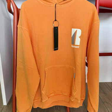 Orange Hoodie Represent Grösse M "Decade of Speed"