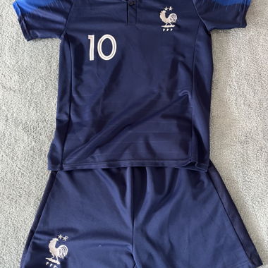 Football jersey with shorts France Mbappé