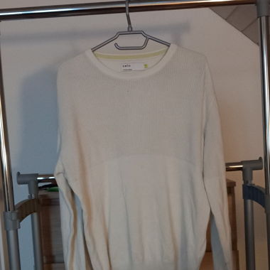 Männer Pulli weiss