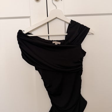H&M - Black Draped Top XS