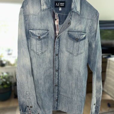 Armani Jeans Vintage-Jeanshemd