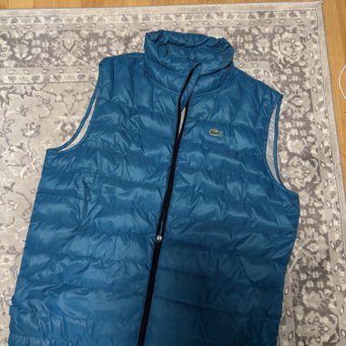 Gilet imbottito Lacoste blu