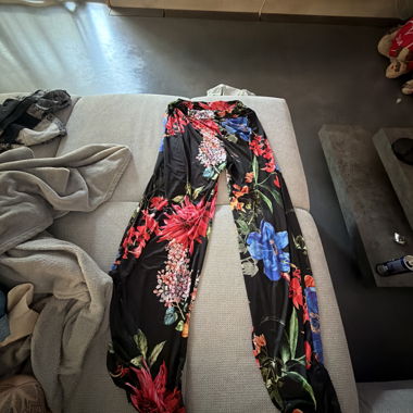 Pantaloni palazzo floreali