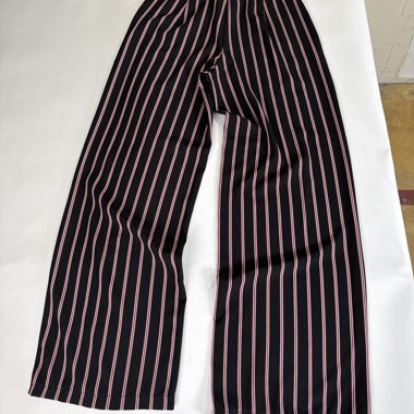 Striped Wide-Leg Pants