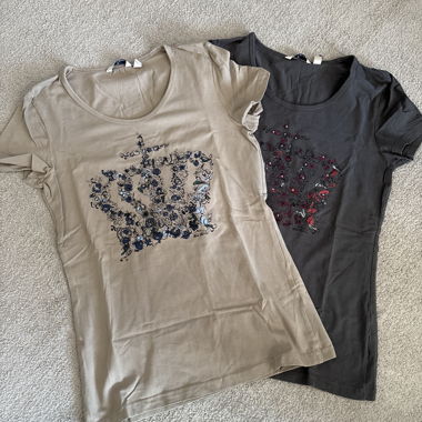 2 Damen T-Shirts Set