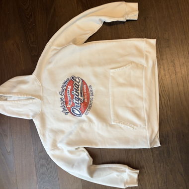 Hoodie blanc avec impression