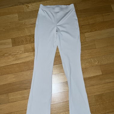 Flared Fabric Pants 