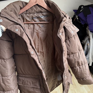 Cappotto trapuntato CLOCKHOUSE C&A marrone, taglia 34
