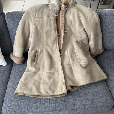 Cappotto in stile shearling