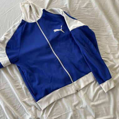 Veste d’entraînement Puma bleu et blanc