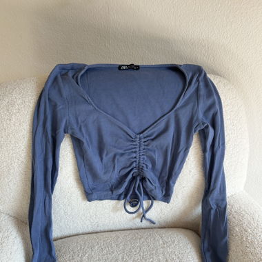 pull moulant bleu 
