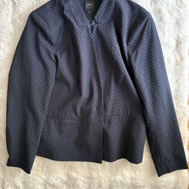 ONLY Kurz-Blazer blau mit Punkten