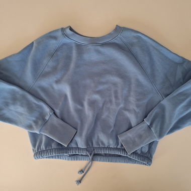 Sweatshirt court - bleu ciel - taille S