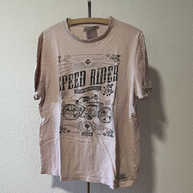 T-shirt vintage rose 