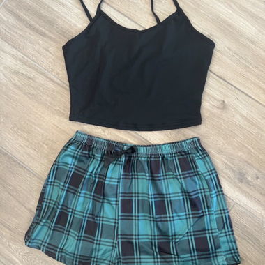 Worn-unused Top and Shorts Set Size S