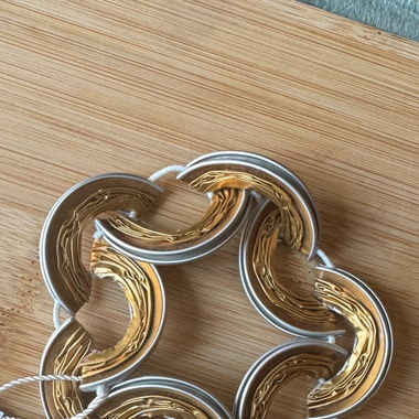 Goldenes Mond Kapsel Armband