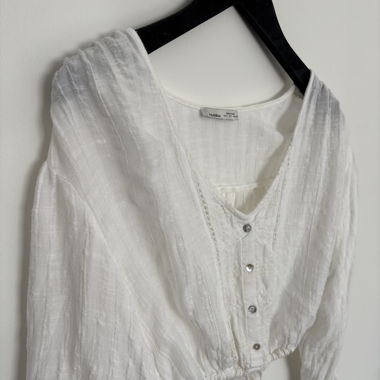 weisse Blouse 