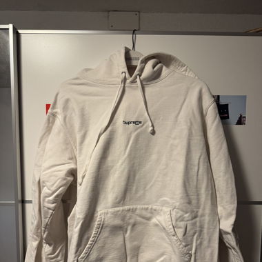 Supreme Digital Logo Hoodie beige