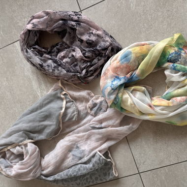 Three Lightweight Scarves
