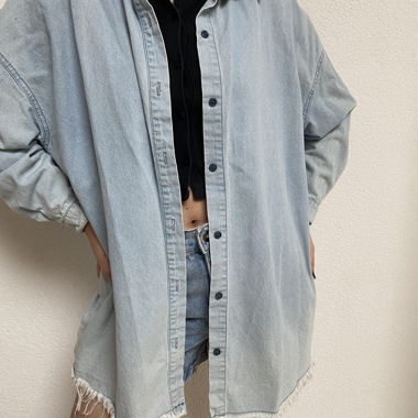 Chemise en jeans 