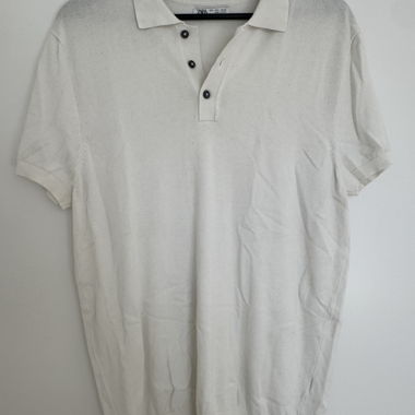 Polo Zara blanc