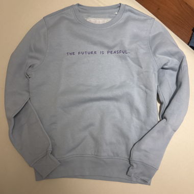 Hellblauer Sweatshirt