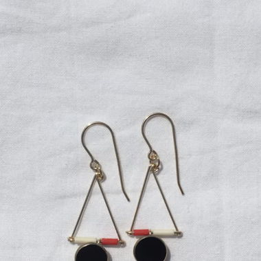 Brand New Triangle Drop Earrings