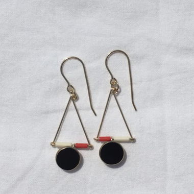 Brand New Triangle Drop Earrings
